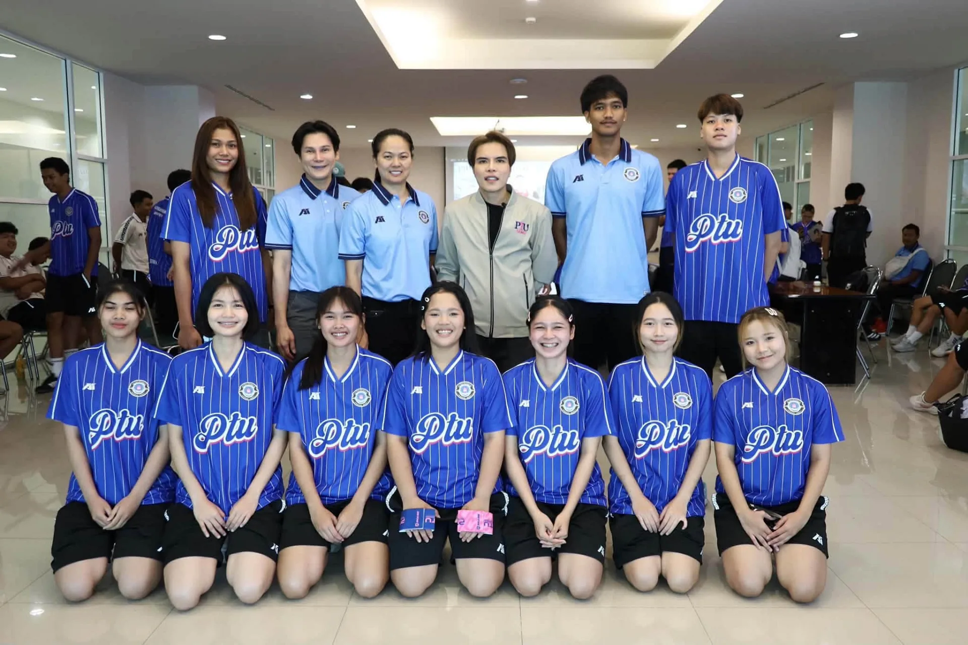 มหาวิทยาลัยปทุมธานี จัดพิธีให้โอวาทนักกีฬา สร้างขวัญกำลังใจก่อนลงสนามแข่งขันกีฬามหาวิทยาลัยแห่งประเทศไทย ครั้งที่ 52 รอบคัดเลือก เขตภาคกลาง