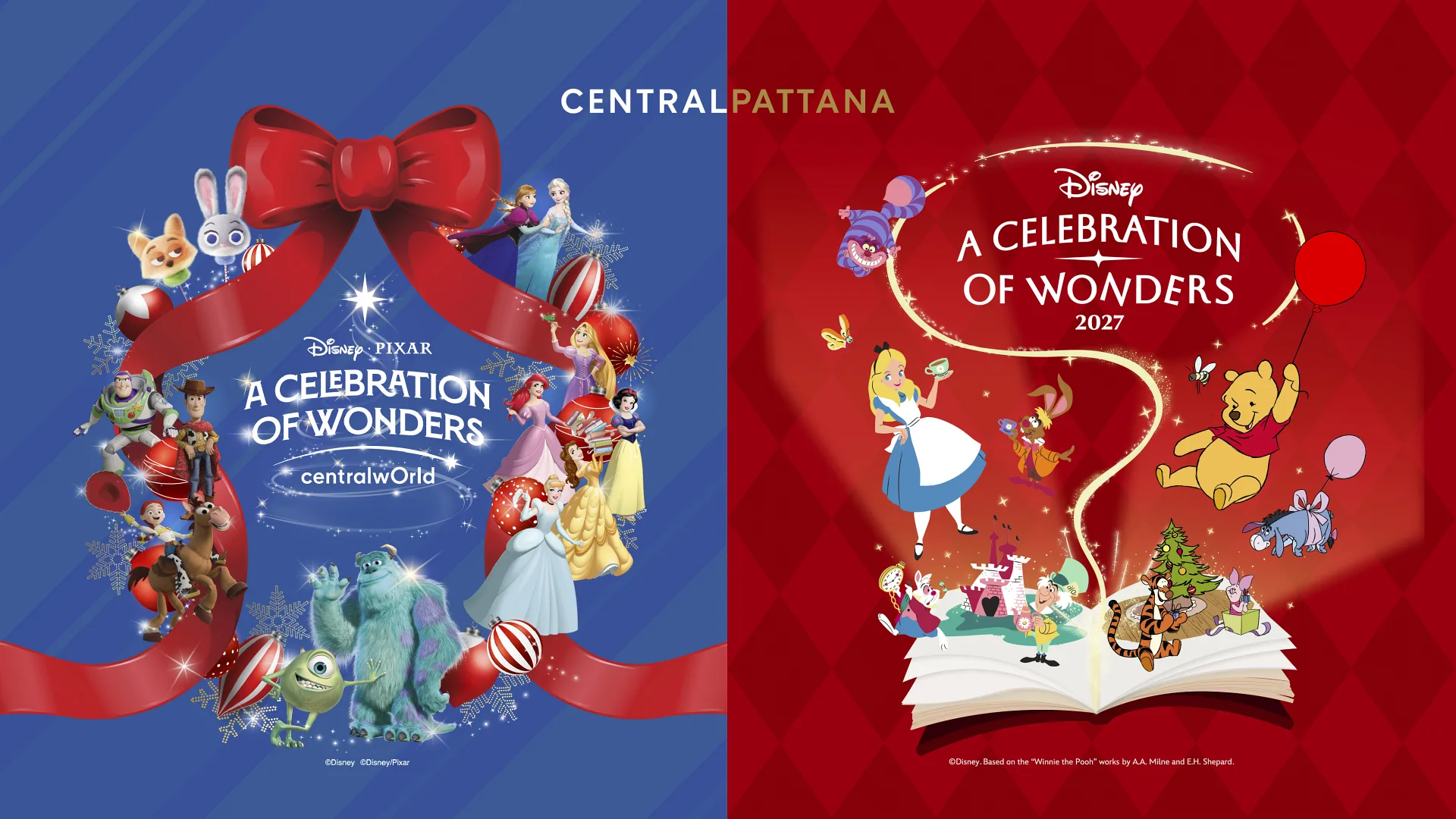เซ็นทรัลพัฒนา เปิดปรากฏการณ์ “A Celebration of Wonders 2027” เนรมิตเรื่องราวมหัศจรรย์จาก Disney & Pixar ฉลองเทศกาลความสุขส่งท้ายปี ที่เซ็นทรัลทั่วประเทศ